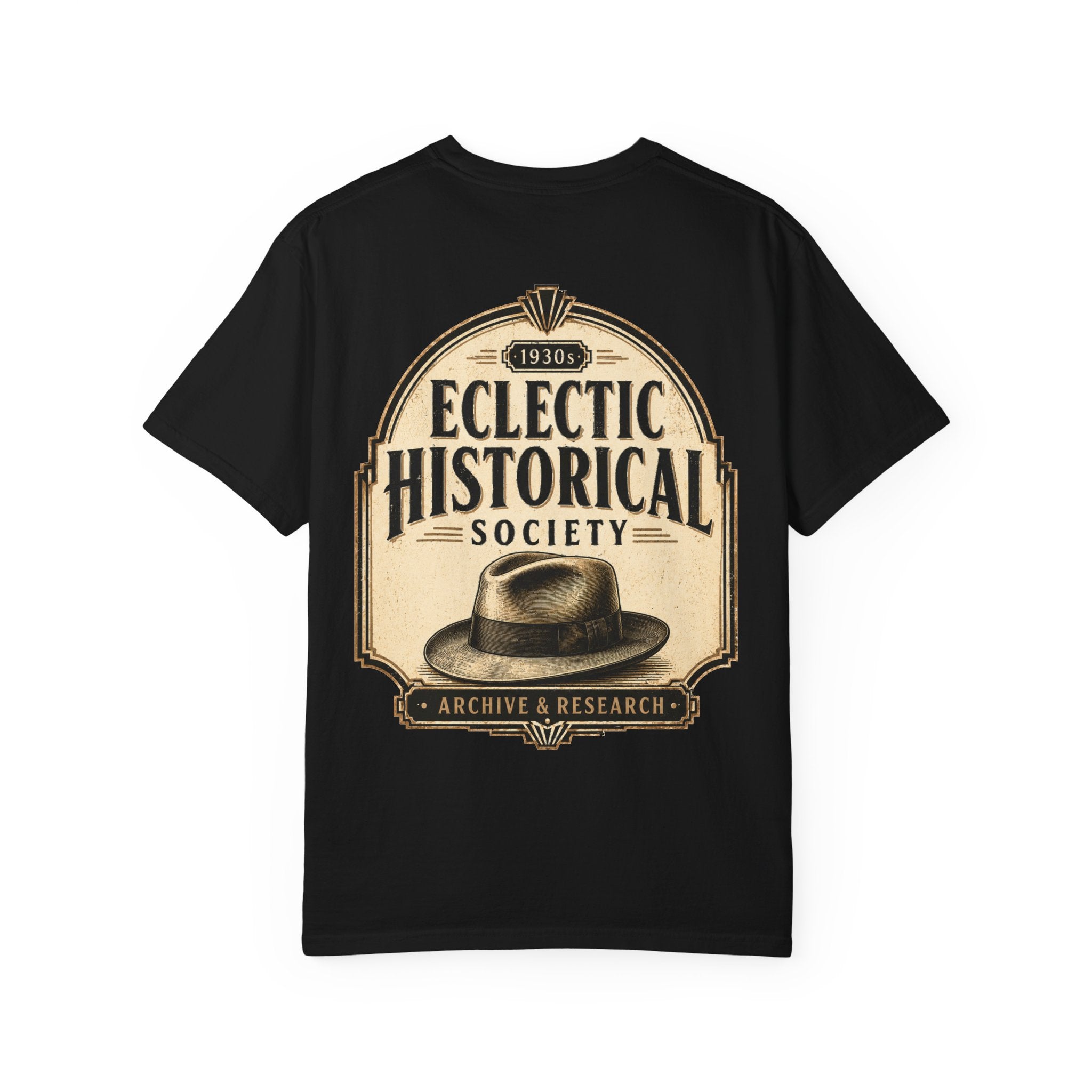 Eclectic Historical Society T‑Shirt — Vintage 1930s Archive Design