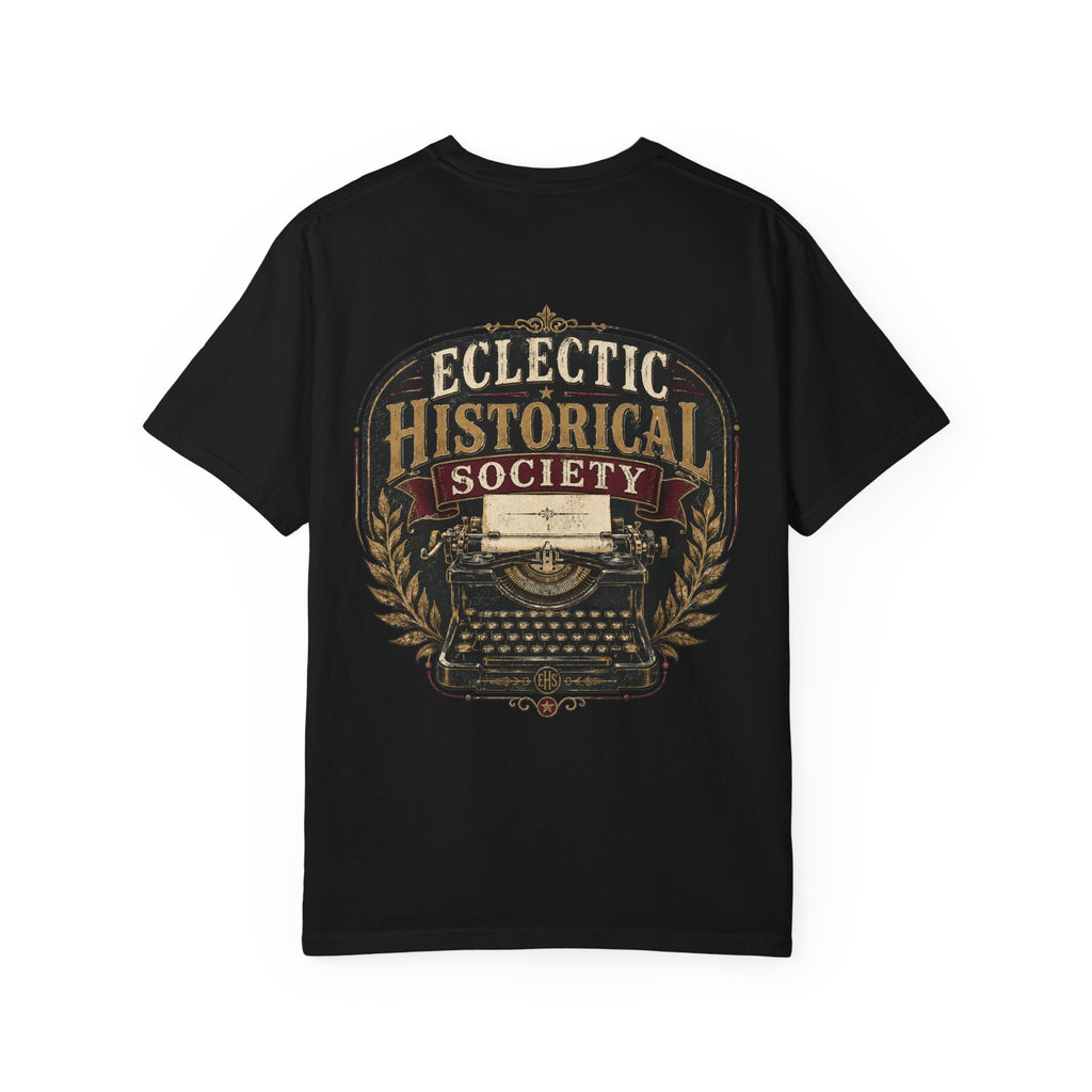 Eclectic Historical Society Typewriter T‑Shirt