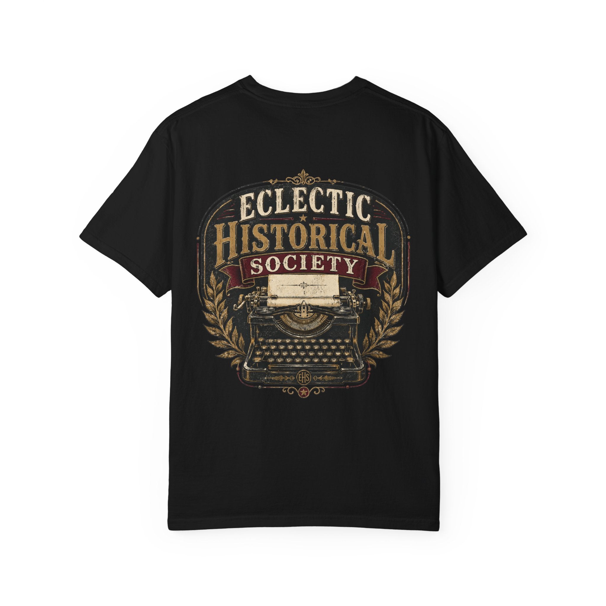Eclectic Historical Society Typewriter T‑Shirt